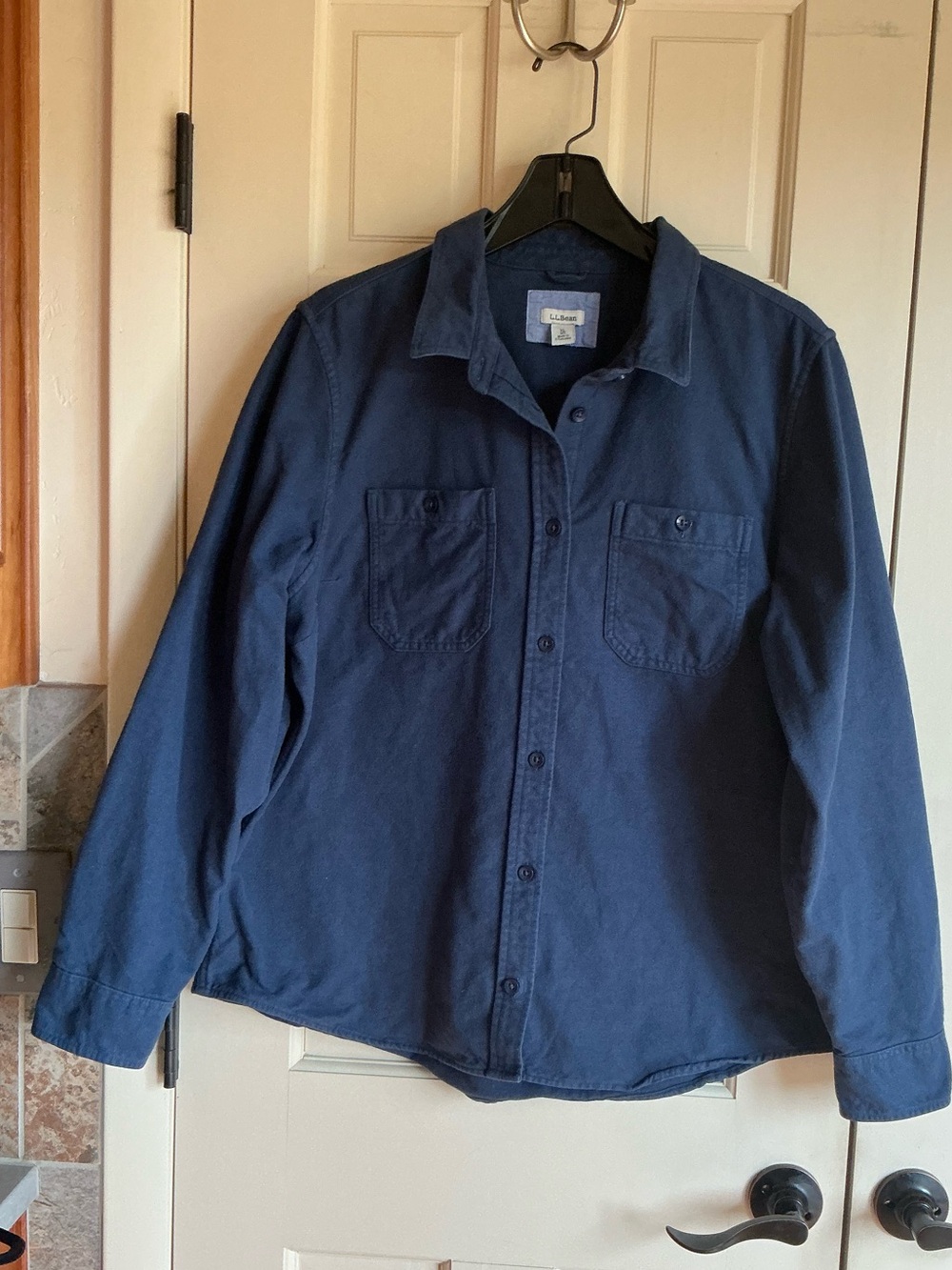 L.L. Bean Women’s Blue Chamois Shirt